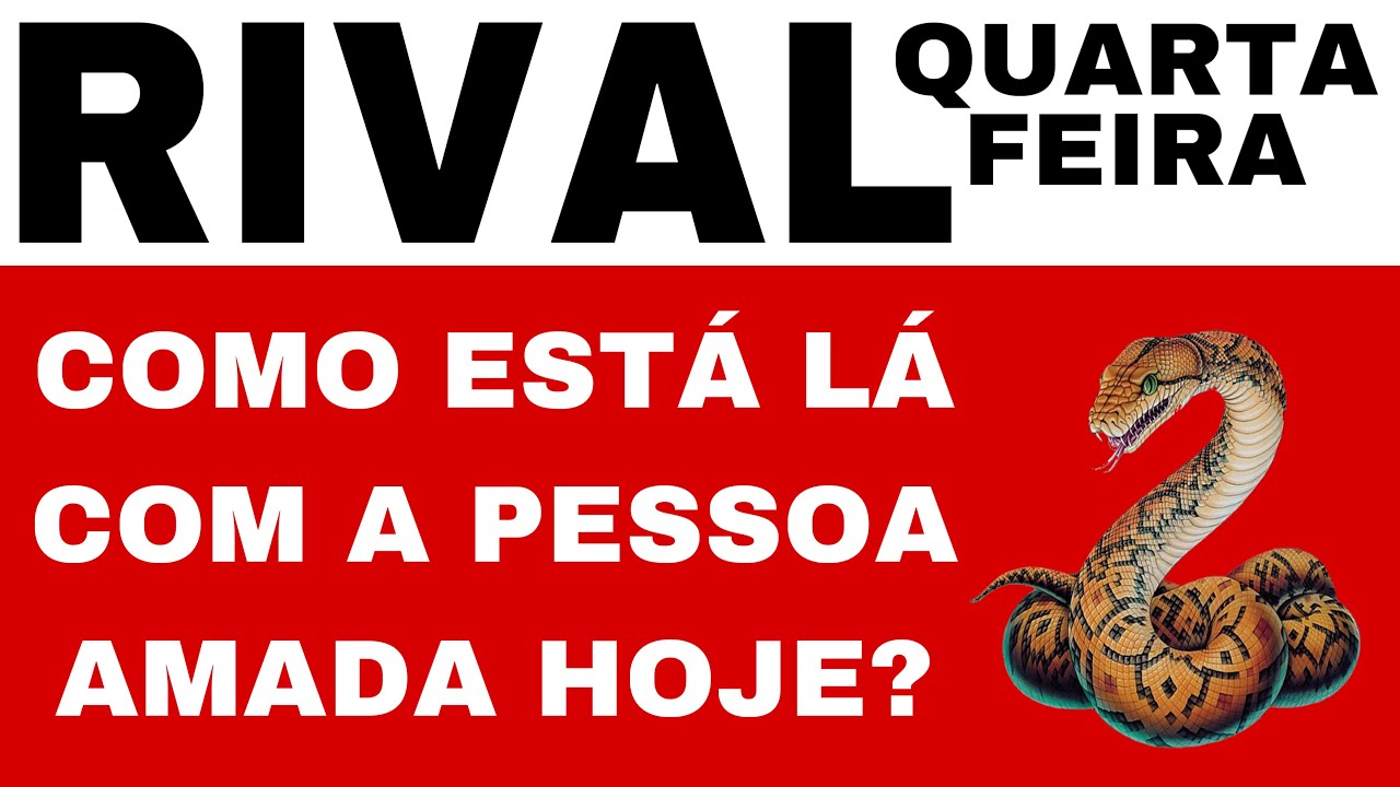 RIVAL E COM ELE (A) HOJE COMO ESTÁ LÁ? TAROT BARALHO CIGANO ANI OR