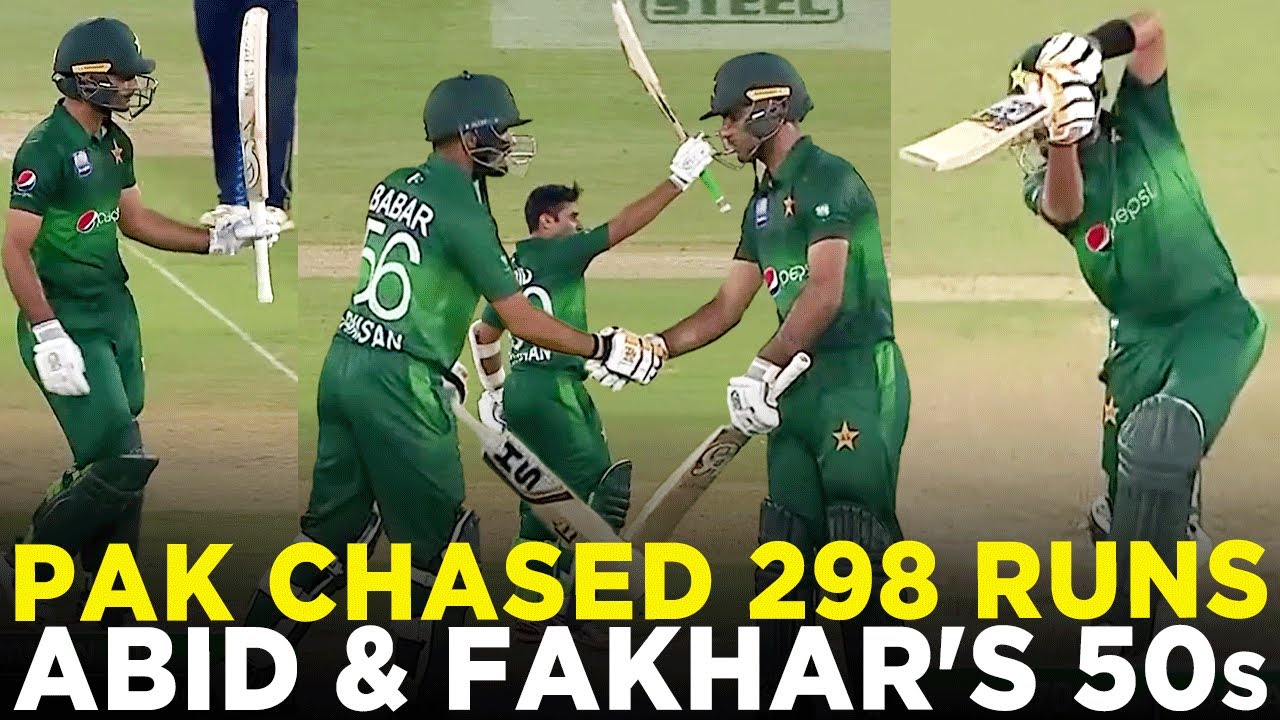 Pakistan Chase 298 Runs Against Sri Lanka at Karachi | Abid & Fakhar's Sublime Innings | M1D2A