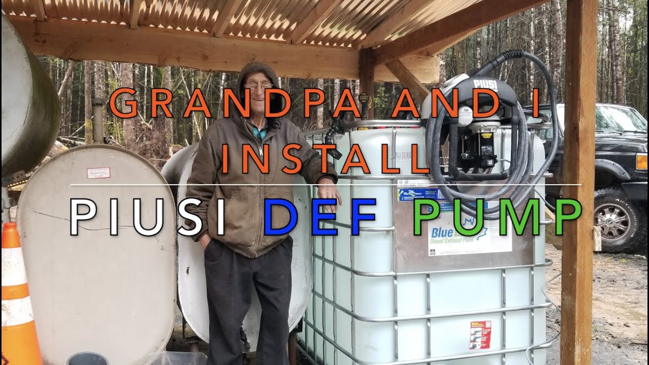 setting up def pump setup for trucking business