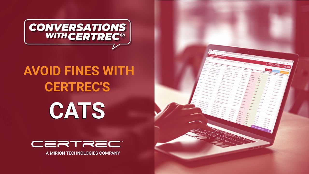 Never Miss Another Deadline and Avoid Fines with Certrec's CATS