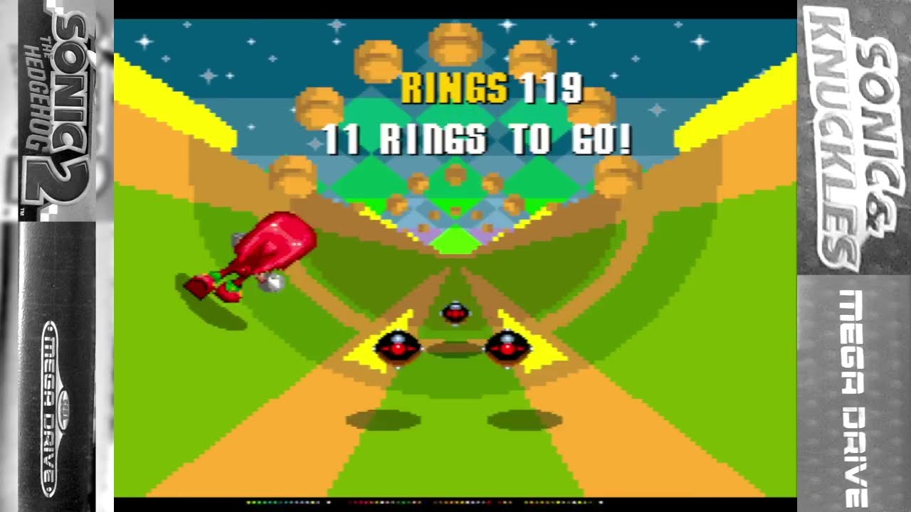 Knuckles the Echidna in Sonic 2 | Achieving Super Knuckles in Mystic Cave Zone (Unedited Version)