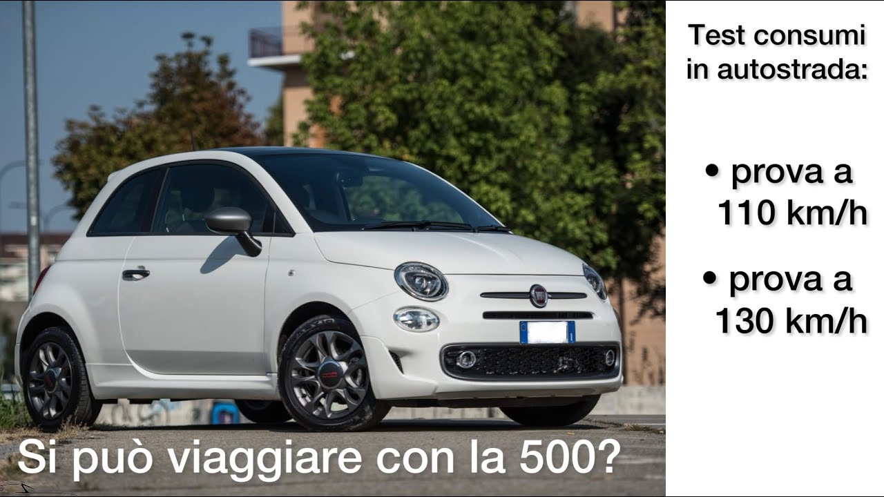 Quanto consuma la Fiat 500 in autostrada | test dei consumi 110 km/h 130 km/h