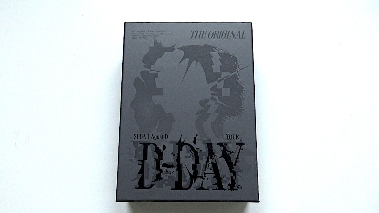 [ASMR] Unboxing BTS 방탄소년단 SUGA Agust D TOUR 'D-DAY' The Original