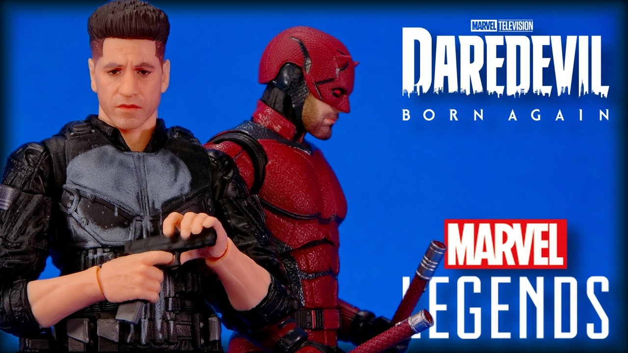 Обзор игр Marvel Legends «Сорвиголова» и «Каратель: Возрождение» на Disney+ и индивидуальные изме...