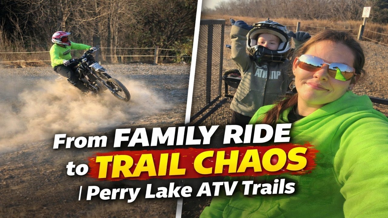 From Family Ride to Trail Chaos | Perry Lake ATV Trails