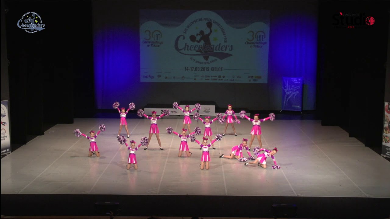 Elite Cheerleaders Junior Młodszy Legionowo wystep 2 XXII MPCh PSCh Kielce 2019