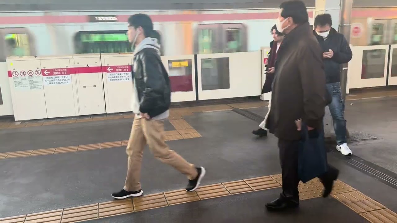 東横線急行元町•中華街東急4000系Qシート中目黒ー自由ヶ丘間車窓
