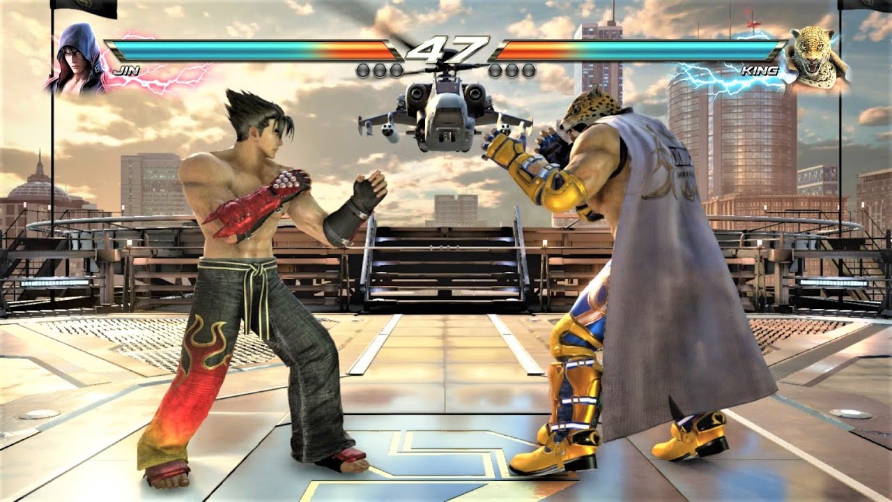 Jin Kazama vs King (Hardest AI) - Tekken 7 Arcade