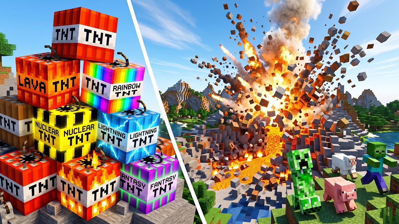 What Minecraft TNT Is The Most Powerful ???