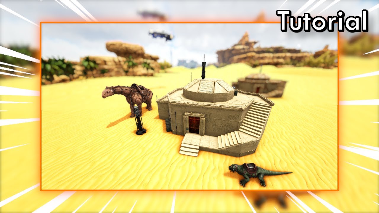 ARK: Adobe Tatooine Desert House / HOW TO BUILD - Star Wars