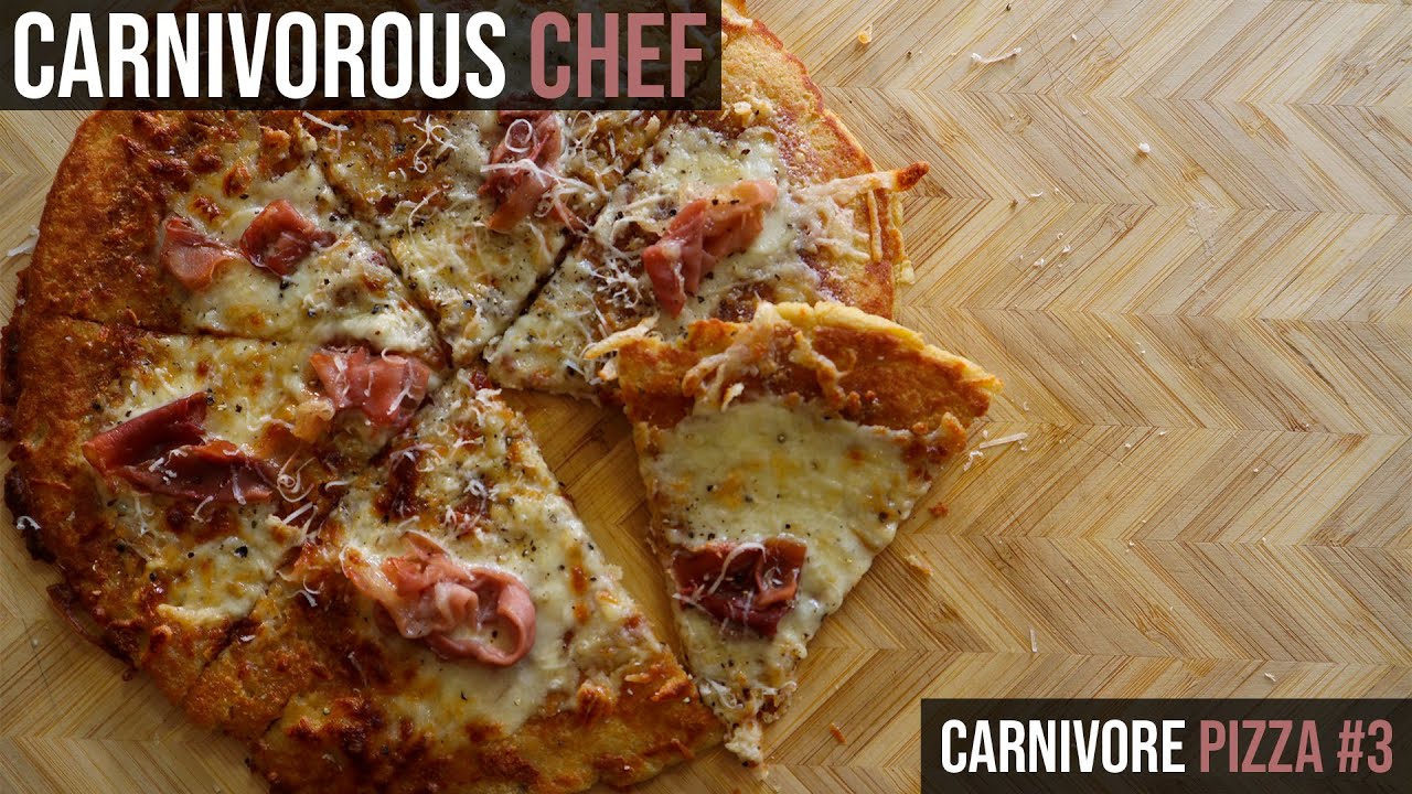 Carnivore Pizza (#3) for your [Carnivore Diet] -- Chicken Crust Recipe