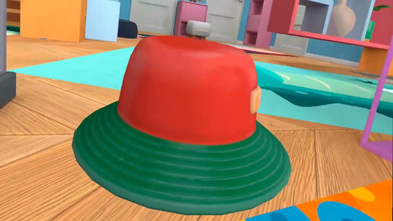 Playing I am cat at Granny’s house