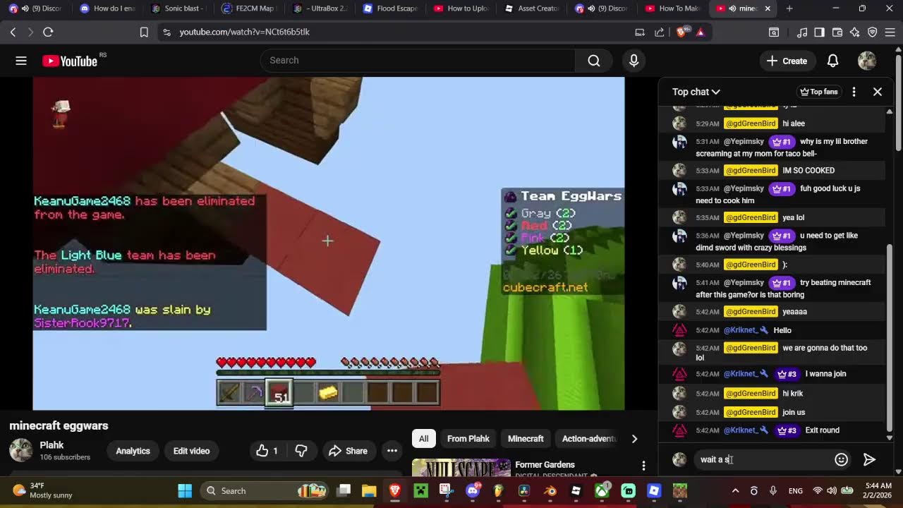 minecraft eggwars