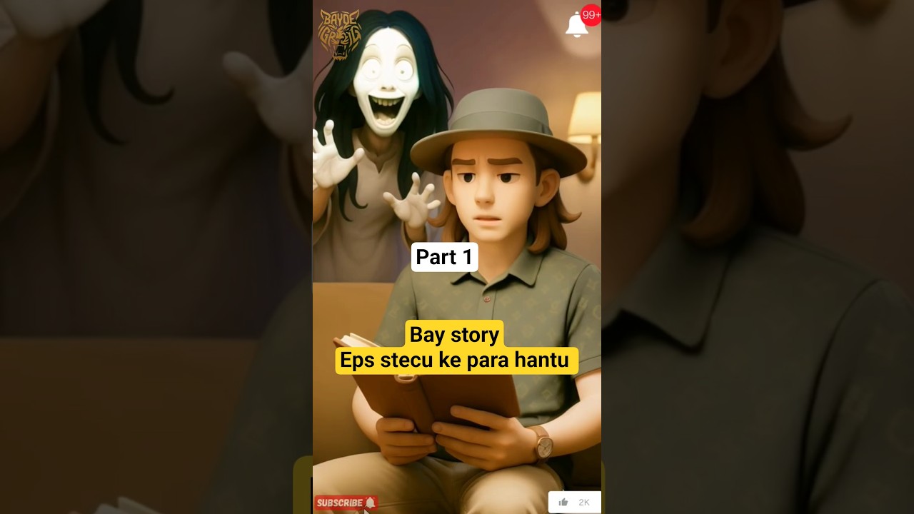 Bayoe yang stecu ke para hantu, part 1 #cerita #shortvideo #lucu #horror