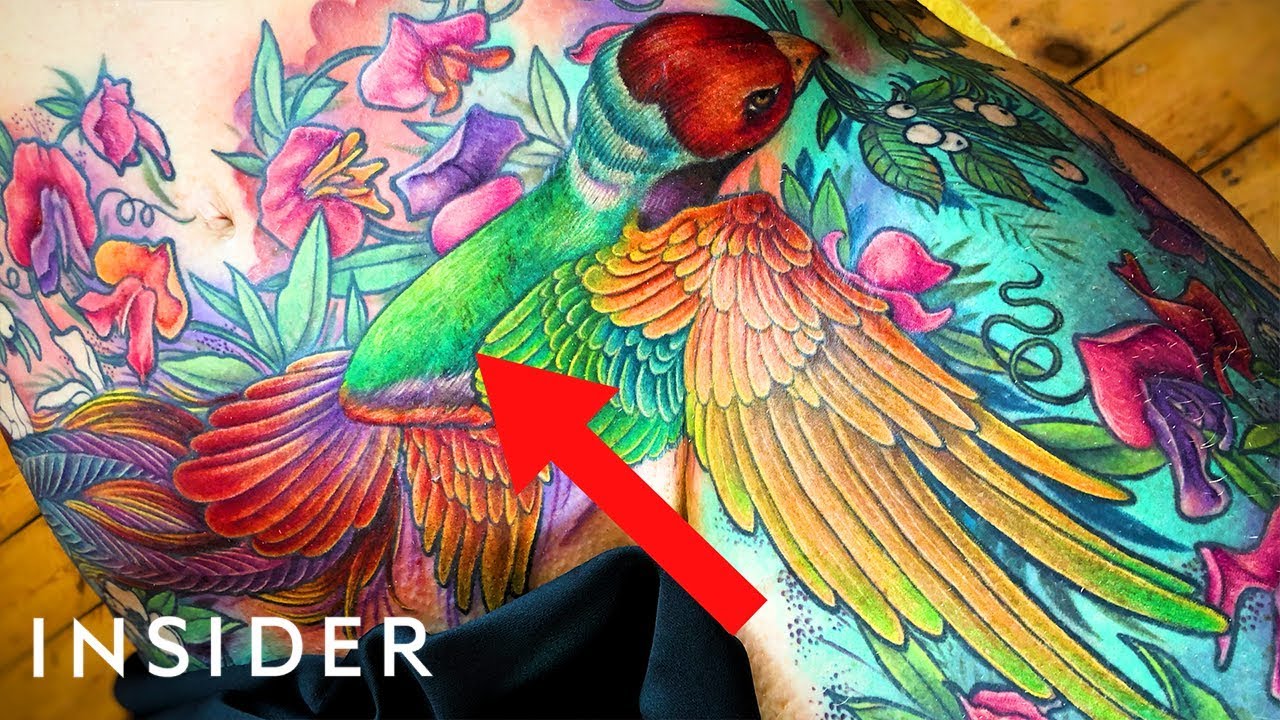 Tattoo Artist Helps People By Covering Scars