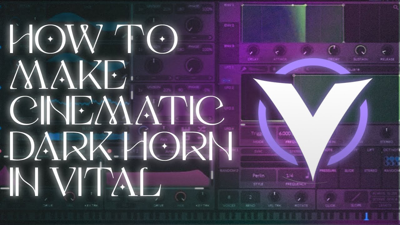 How to make a dark horn in Vital Synth | Sound Design Tutorial | Vital Synth Tutorial