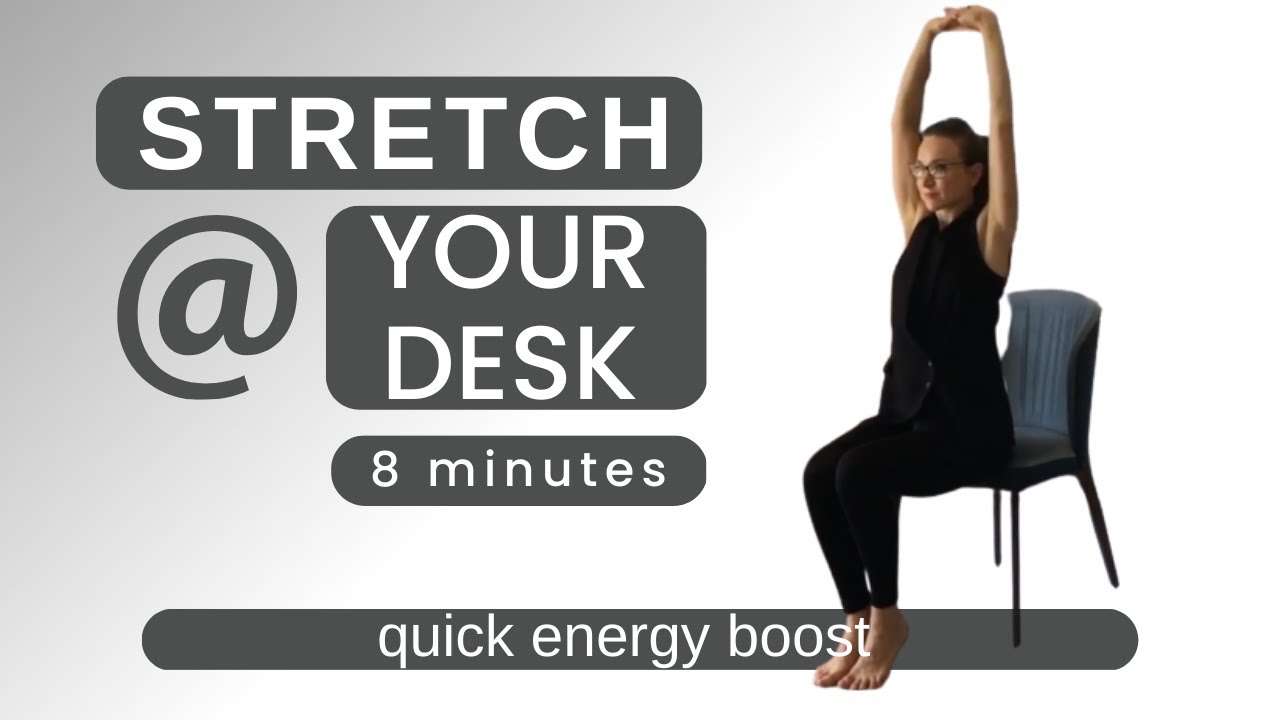 Get Fit During Your Workday - Unbelievable 8 Minute Desk Workout!
