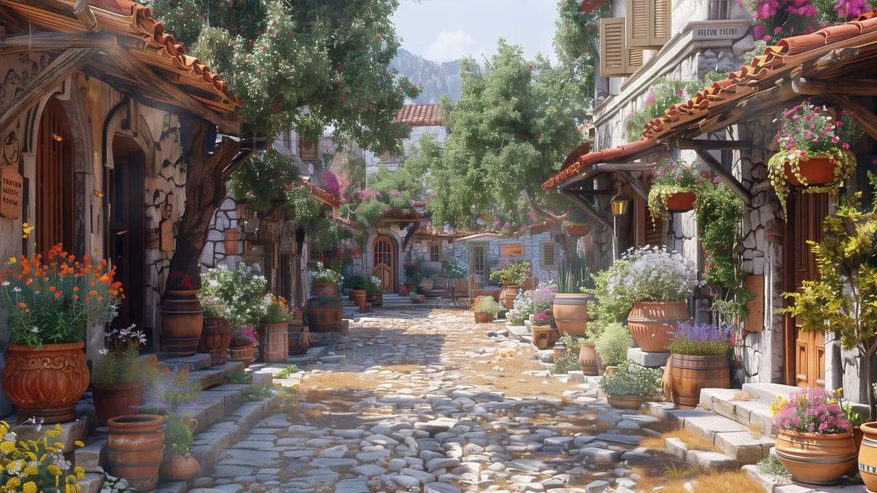 Peaceful Ambience from BC 10th Century Ephesus Street. Ambient for Relaxing, Sleep & Study