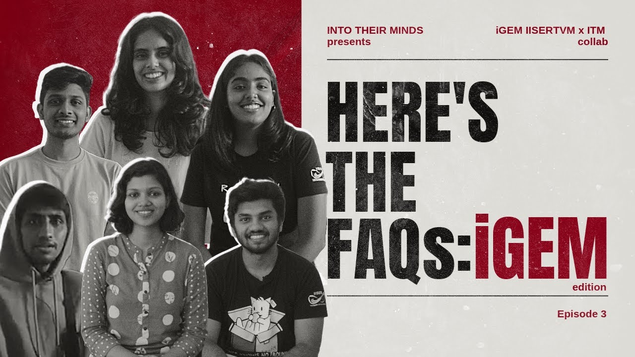 iGEM: The International Genetically Engineered Machine competition | Here's the FAQs |@iGEMIISERTVM​