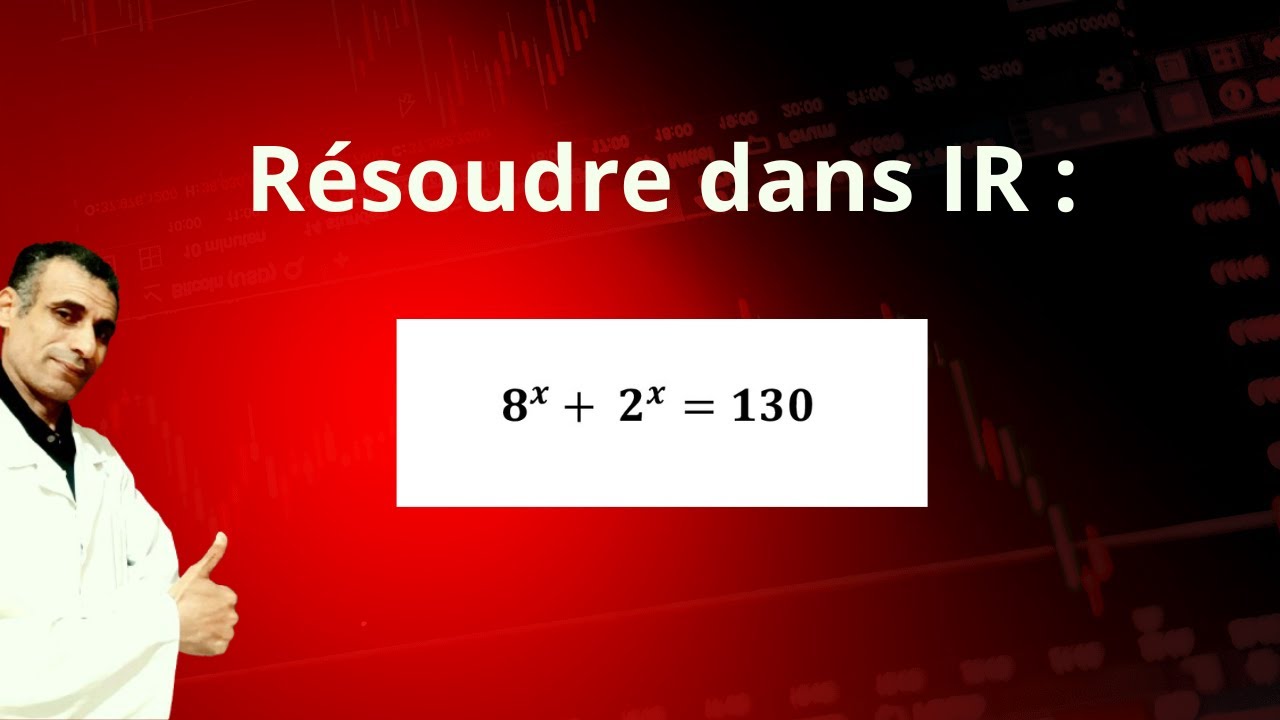 Résoudre une équation d 'olympiade n 2/  حل      2مختارة من الألمبياد رقم