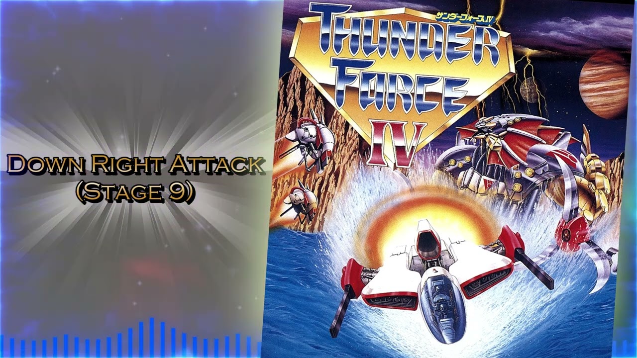 Thunderforce IV ~ Down Right Attack Stage 9  ~ Hard Rock Remix ~ OST Arrangement ~ SEGA Megadrive