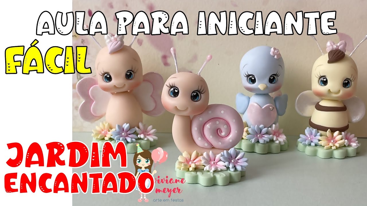 BICHINHOS DO JARDIM: aula de BISCUIT para INICIANTE completa com CÁLCULO DE PREÇO