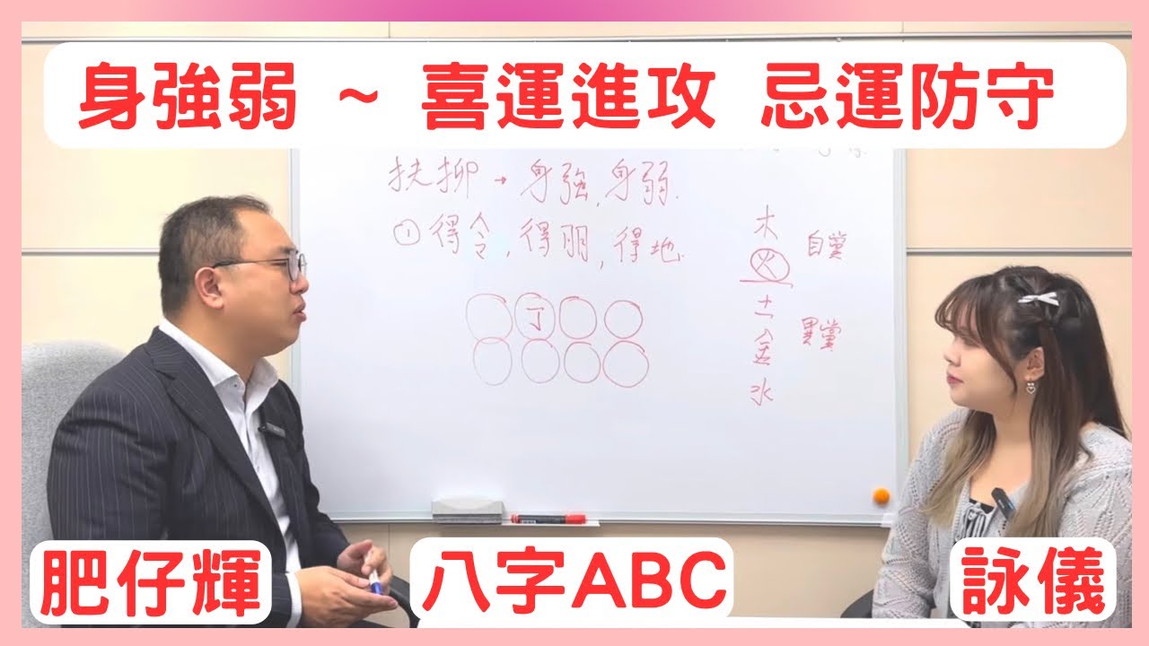 八字ABC #45 |   身強弱，找出 喜神 / 忌神， 從而知道幾時行運，幾時要防守 | 肥仔輝 | #八字  #八字命理  | CC 字幕