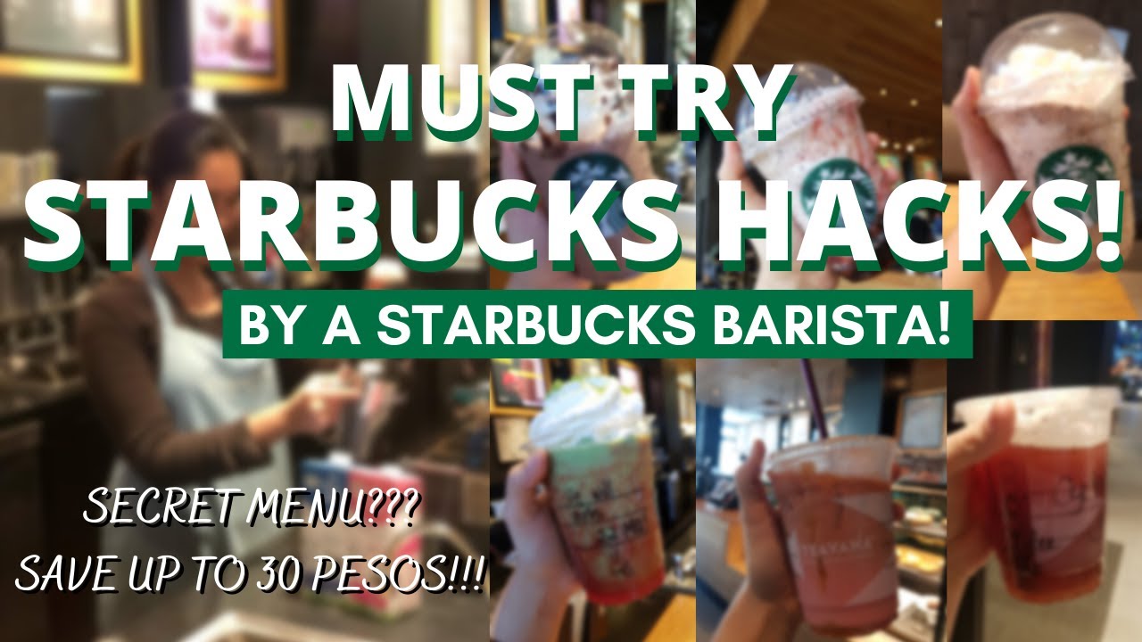 Starbucks Hacks Secret Menu Philippines | Starbucks Custom Drinks Barista Hacks! Save Money