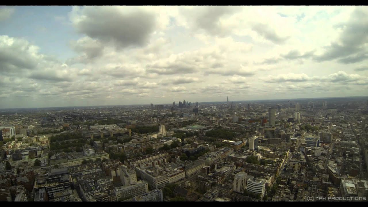 HD 360° View from the BT Tower Restaurant 160m Above London