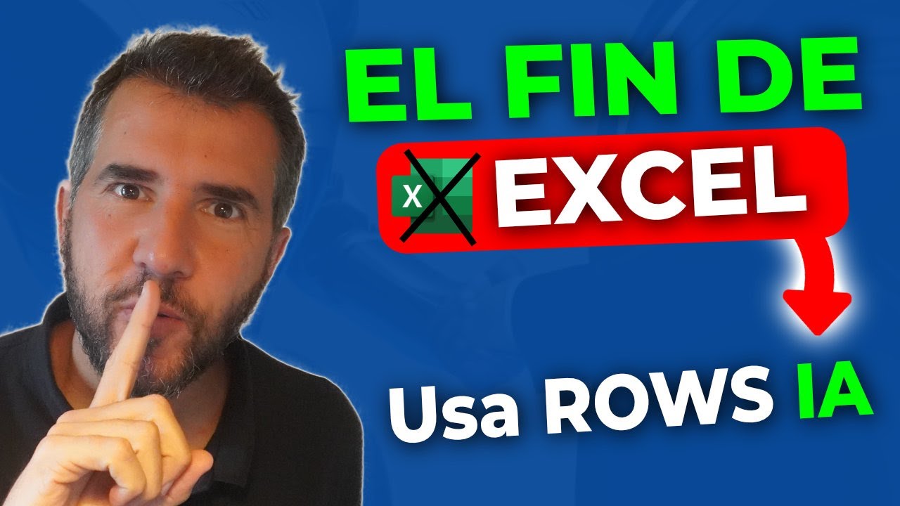 💥Alternativa a EXCEL con INTELIGENCIA ARTIFICIAL - Cómo usar ROWS -