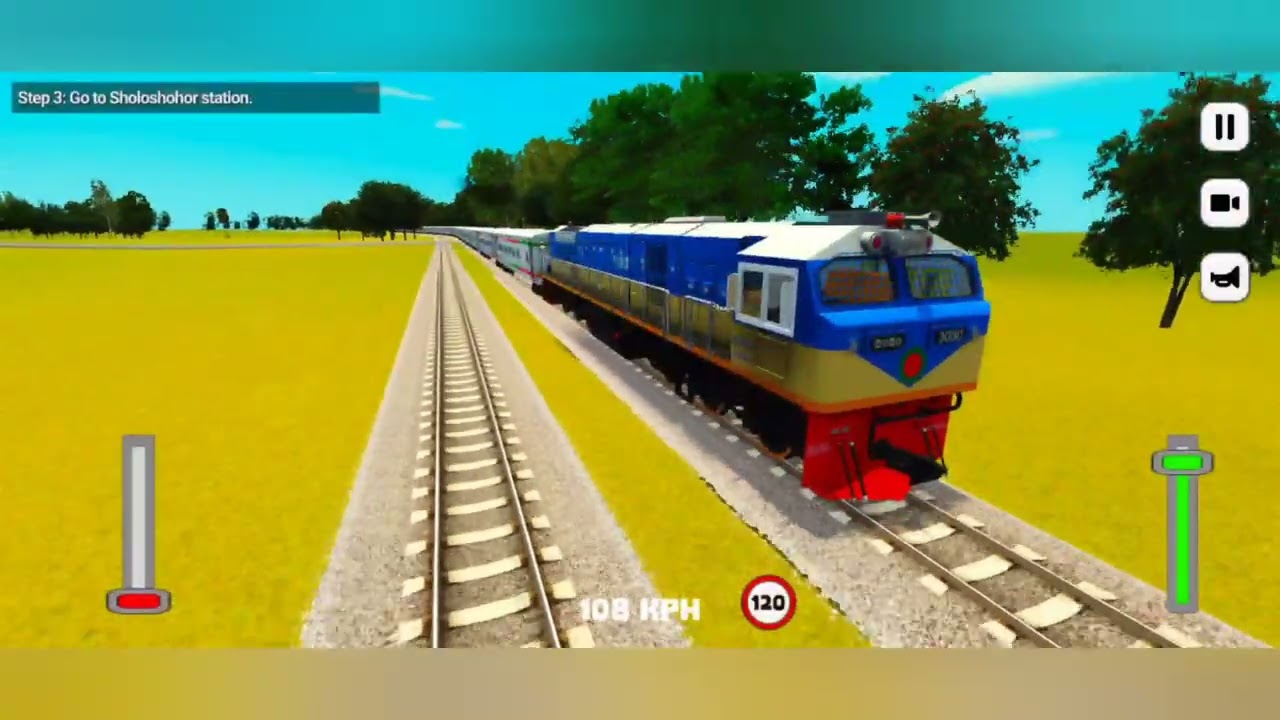 Train simulator Bangladesh gameplay walkthrough mobile | mobile game 