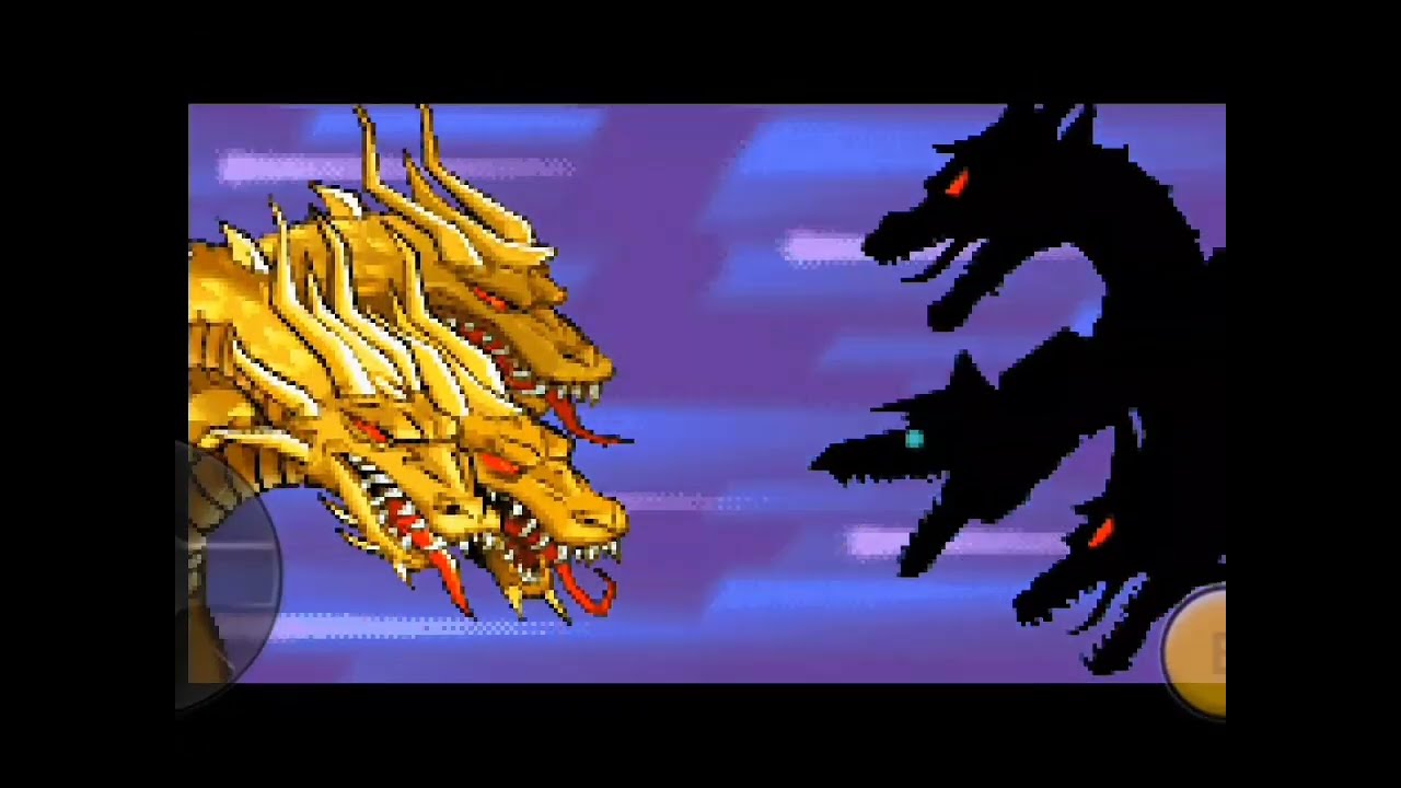 King Ghidorah vs Mecha-King Ghidorah