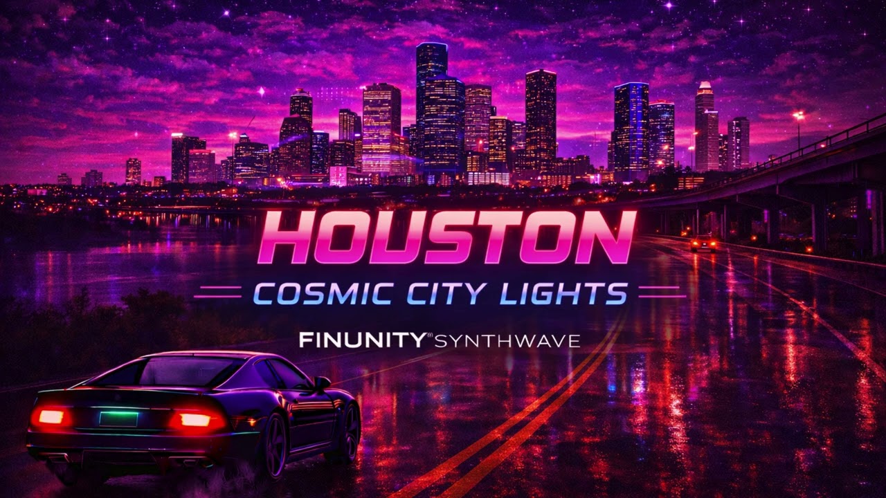 🌌 HOUSTON – COSMIC CITY LIGHTS | FINUNITY™ SYNTHWAVE #COSMICCITYLIGHTS #HOUSTONNIGHTS