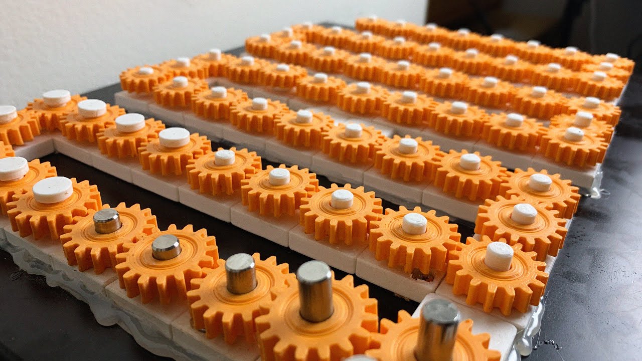 Longest 3D Printed 1:1 Gear Train