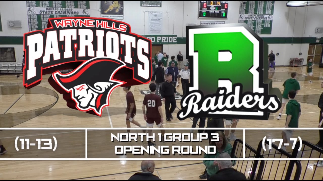 2020 Wayne Hills vs Ramapo Boys Hoops Opening Round States