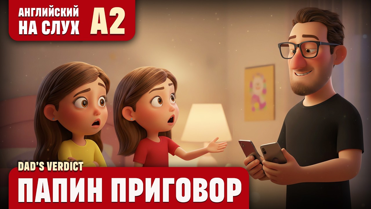 Папин приговор. Весёлый рассказ (уровень А2). Английский на слух.