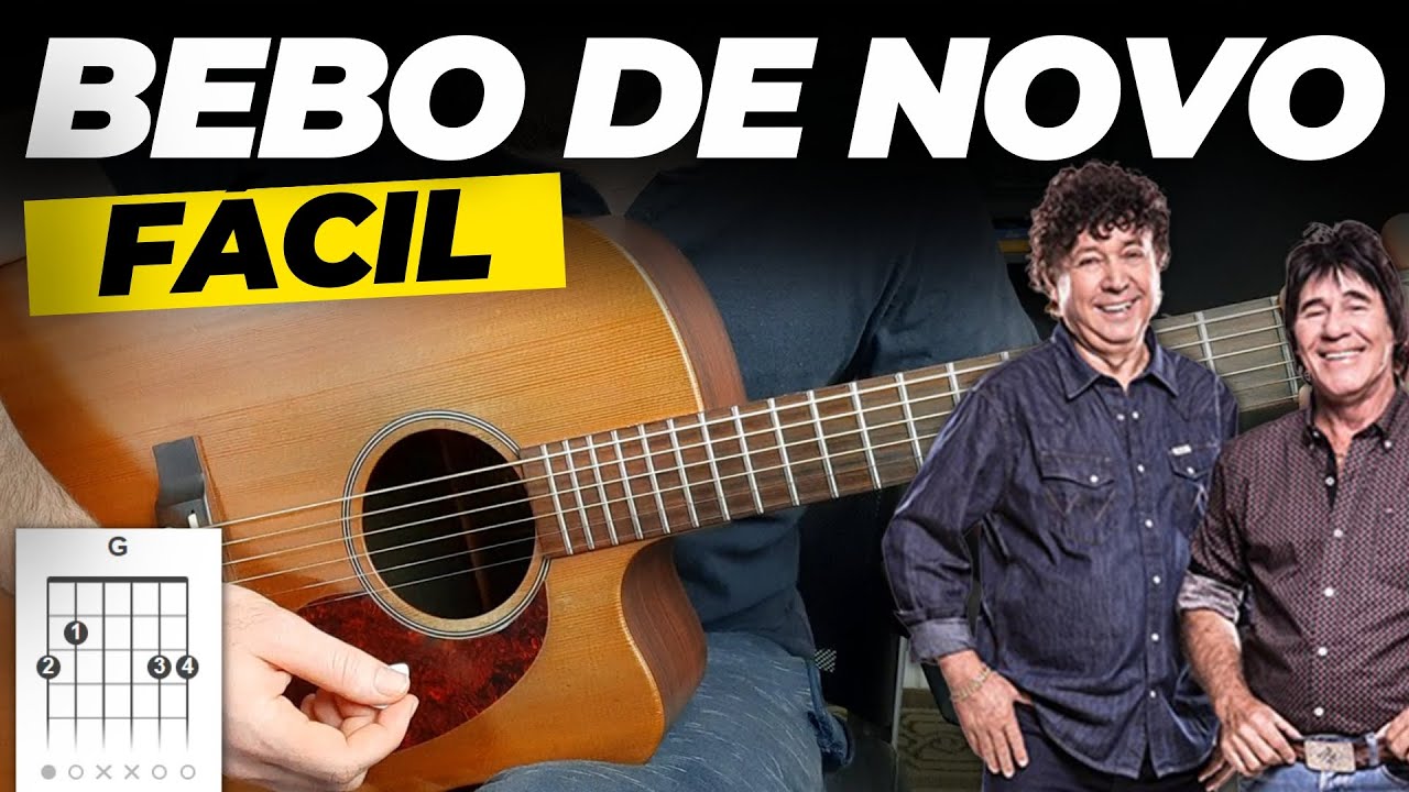 Bebo de novo -Teodoro e Sampaio - COMO TOCAR NO VIOLÃO