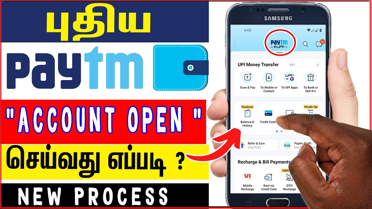 New “PAYTM” Account Open Tamil | paytm open tamil |  open paytm bank account in tamil