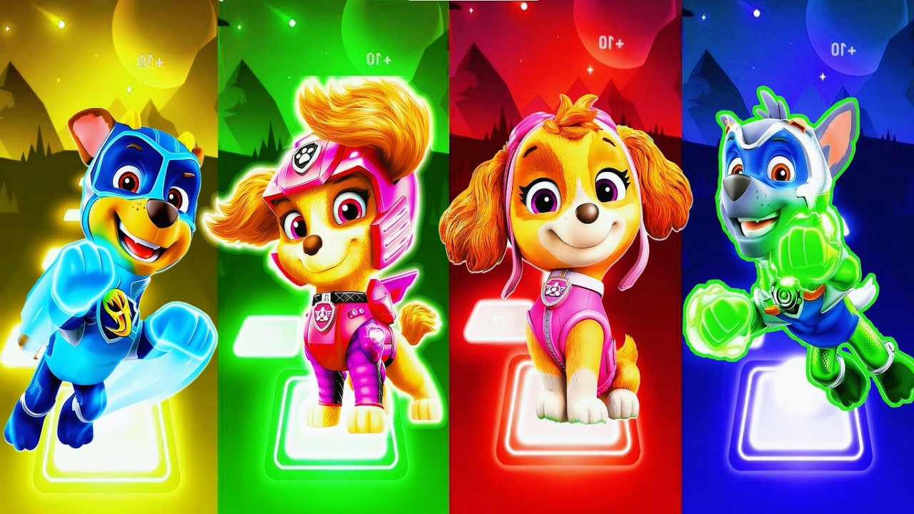 Marshall VS Paw Patrol VS Ryder VS Rubble - Tiles Hop EDM Rush8
