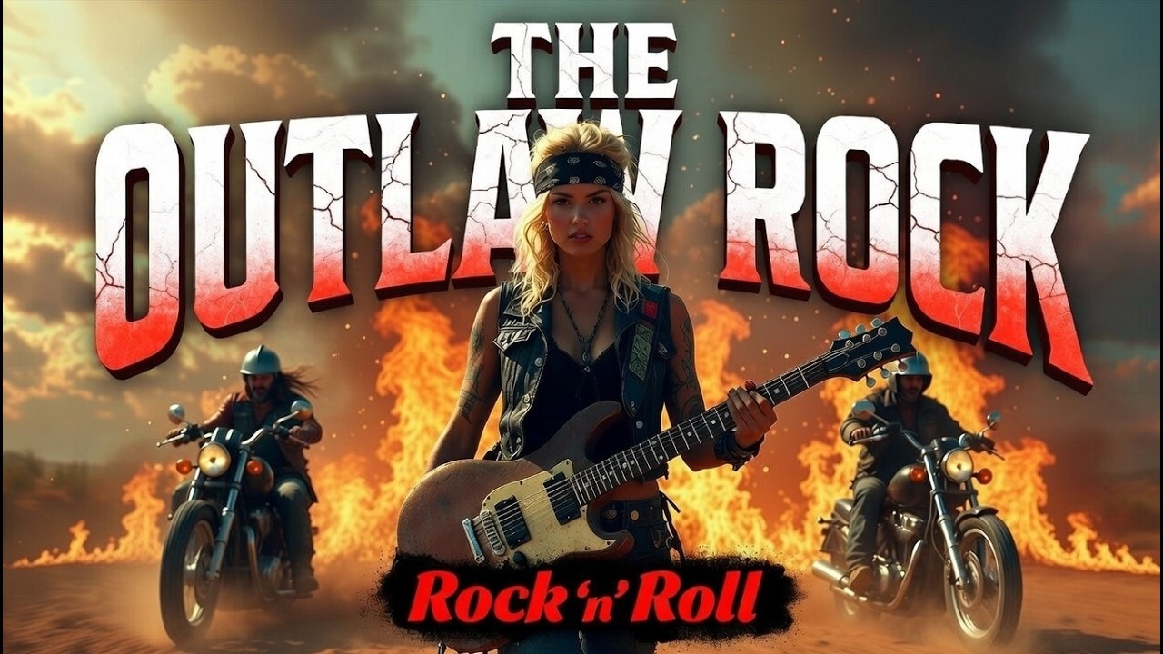 Best Music Rock n Roll 🔥 Outlaw Roads & Rock ’n’ Roll Fire 🎸 The Outlaw Rock