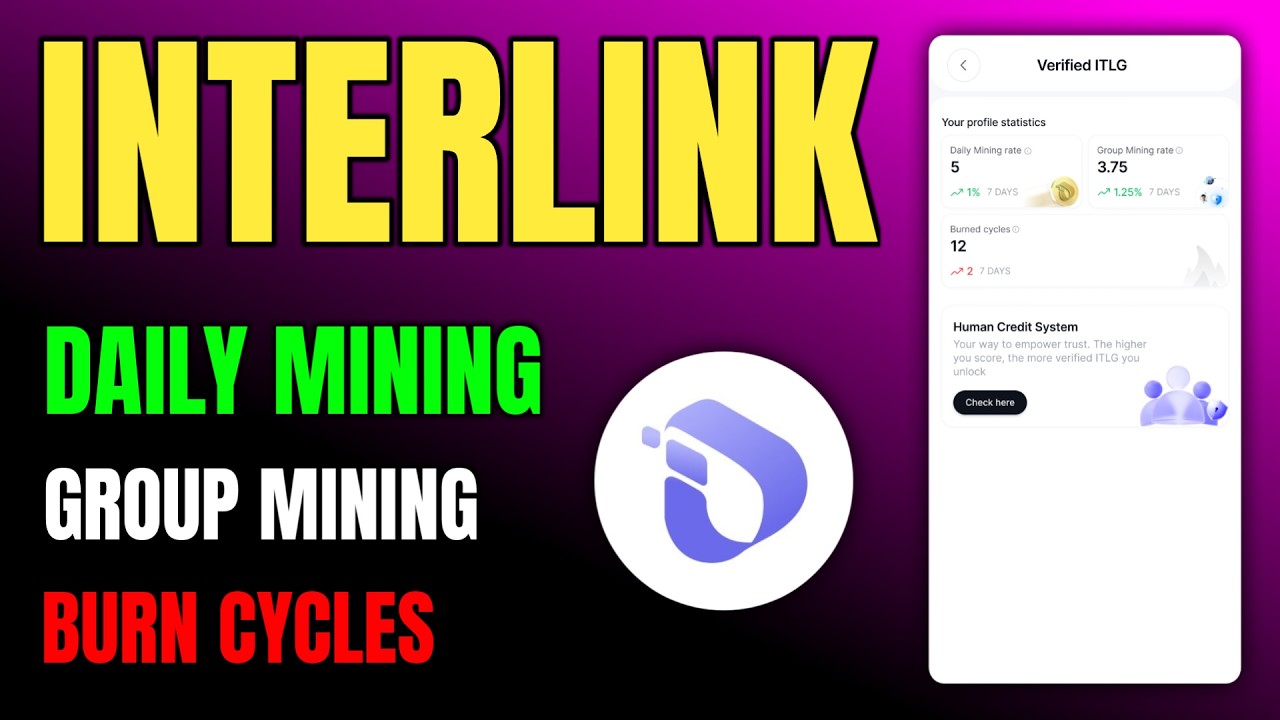 Interlink 🔥 Daily Mining | Group Mining & Burn Cycles Transparency 🚀