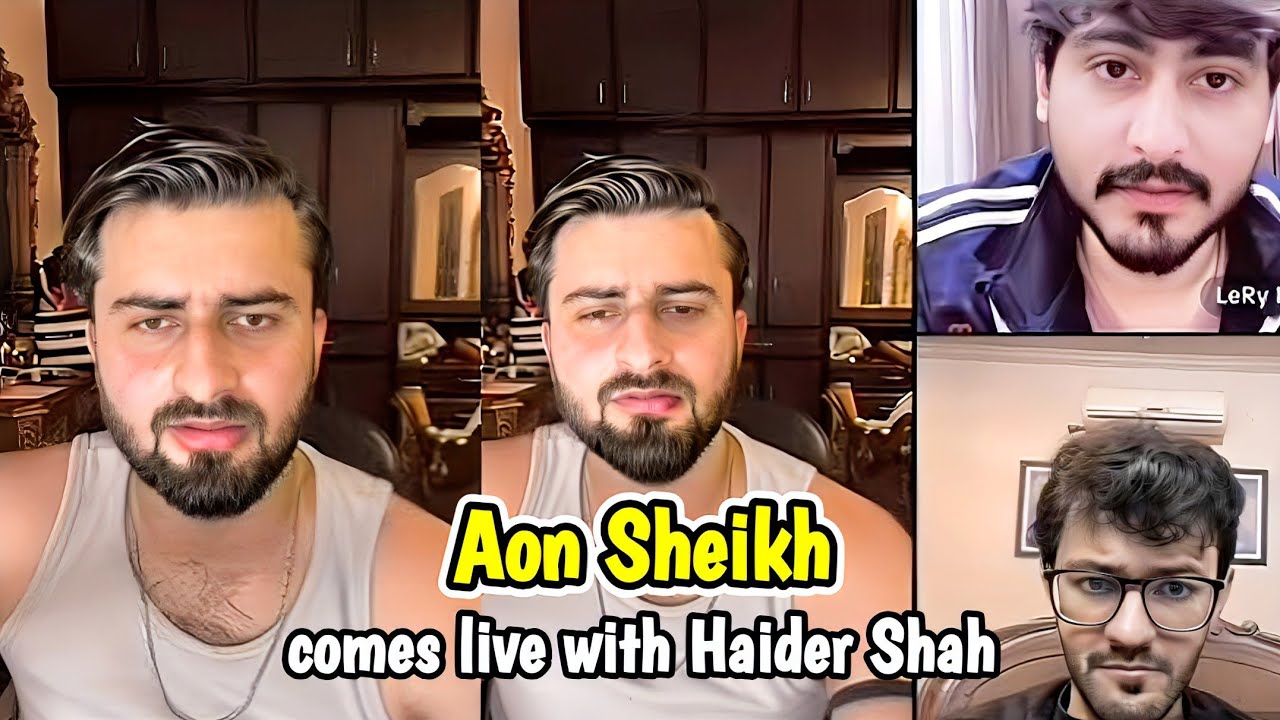 Aon Sheikh Threatened Haider Shah in Live 😱 | Live with Haider & Kainat 