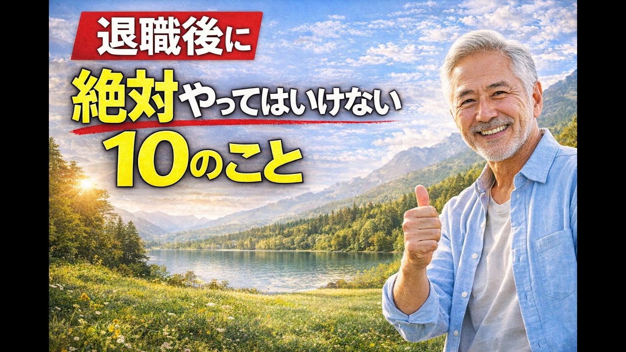 退職後に絶対やってはいけない10のこと