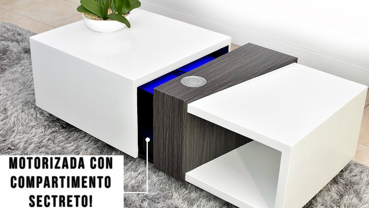 Como Hacer una Mesa de Cafe Motorizada con un Proyector Secreto 4K