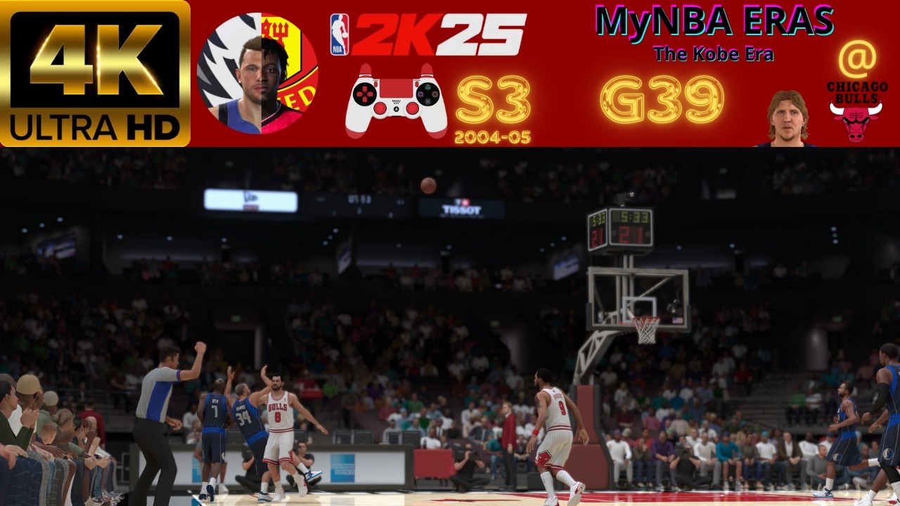 [NBA2K25][HoF]第三季三十九場 @公牛[一鏡到底][曼巴紀元]