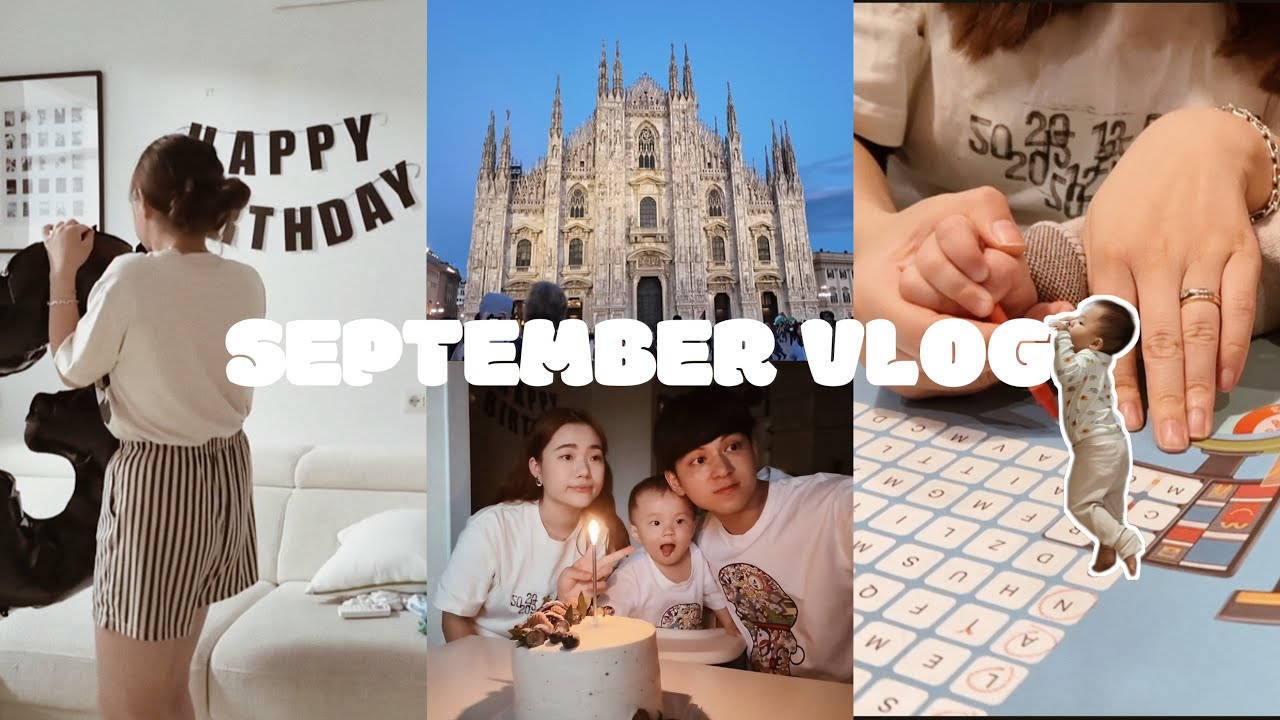 SEPT VLOG｜张先生Happy birthday🎂失败的小惊喜｜白梦妍我们只能下次再见🥲｜Dylan写字啦✍🏻｜一些日常采购🛒吃吃喝喝
