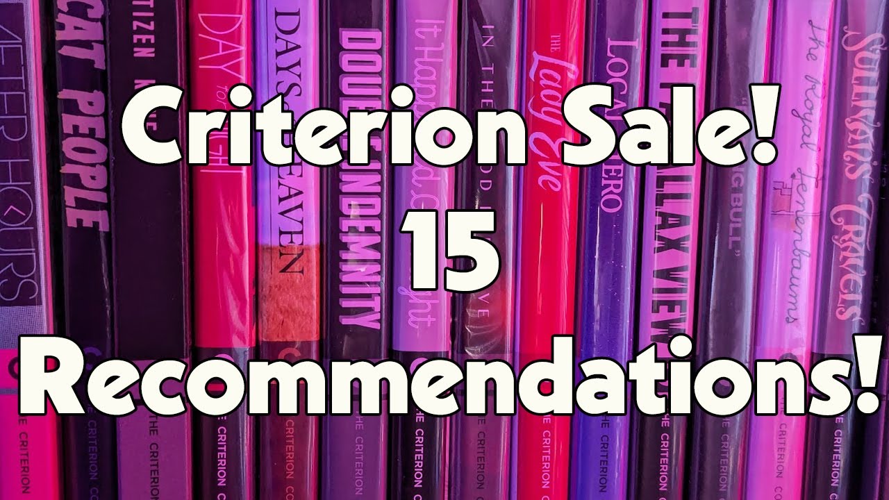 Criterion Collection sale? Here are 15 Recommendations! Show and Tell with Eric Fell Episode 2