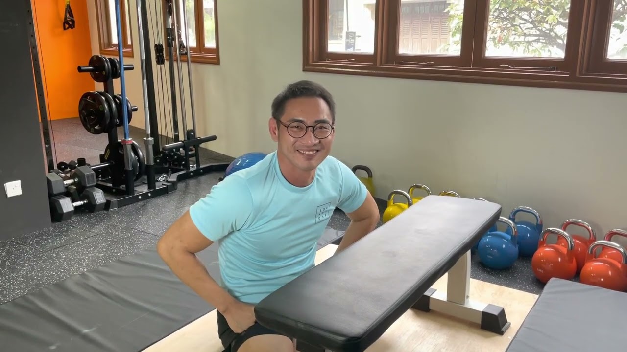 Pelvic lifts / glute bridges for knee pain