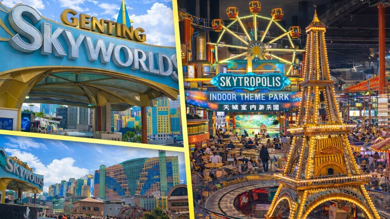 Genting Highlands Walking Tour 4K 🇲🇾 | Skyworld Theme Park | Skytropolis Indoor Theme Park