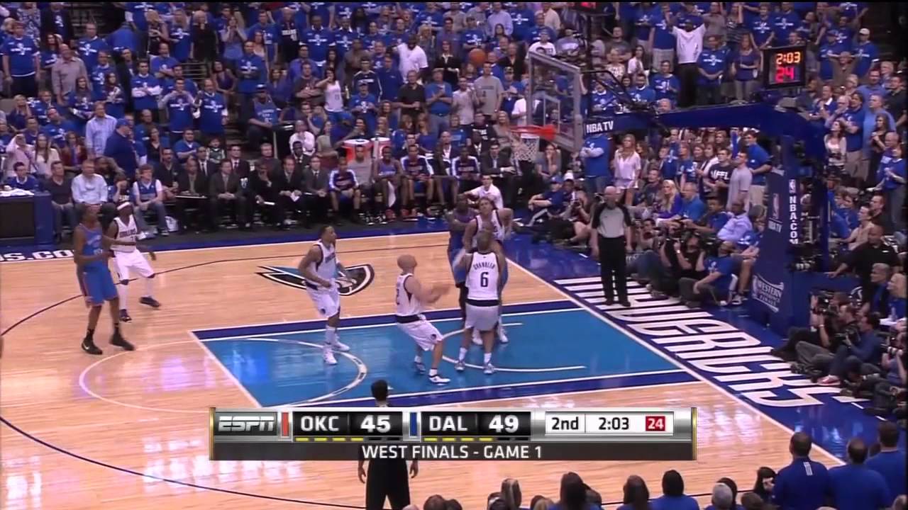 NBA Playoffs: Thunder vs. Mavericks Game 1: Dirk Out Of His Mind